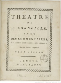 Serie-I- Corneille - Théatre
