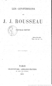 Serie-I- Rousseau,J.J - Les Confessions