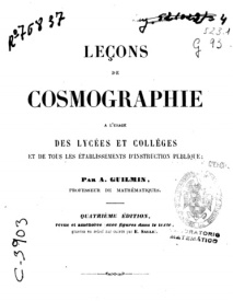 Serie-A- Guilmin, A. - Leçons de Cosmographie