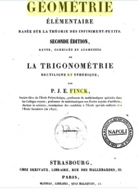 Serie-A- Finck, P.J.E. - Géométrie élémentaire et Trigonométrie