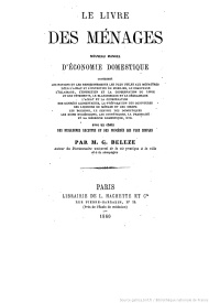 Serie-M- Belèze, Guillaume - Le livre des ménages