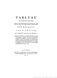 Serie-C- Cuvier, G. - Histoire naturelle des animaux