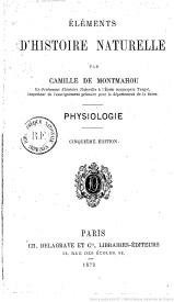 Serie-C- De Montmahou,Camille - Physiologie