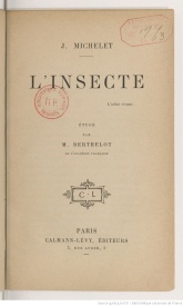 Serie-C- Michelet, J. - L'insecte