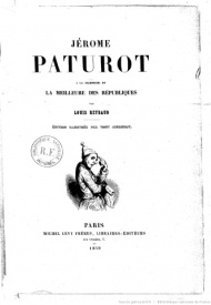 Série-I- Reybaud, Louis - Jérome Paturot à la recherche de la meilleure des républiques