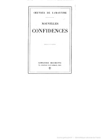 Série-I- Lamartine - Les nouvelles confidences