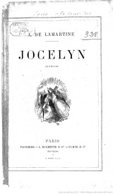 Serie-I- Lamartine - Jocelyn