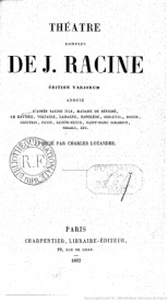 Serie-I- Racine - Théatre