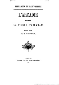 Serie-I- Bernardin de Saint-Pierre, Henri - L'arcadie