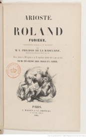 Serie-I- Arioste - Roland furieux