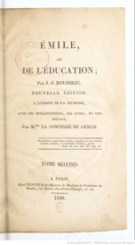 Serie-I- Rousseau,J.J - Emile - Projets d'éducation