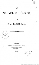 Serie-I- Rousseau,J.J - La Nouvelle Héloïse