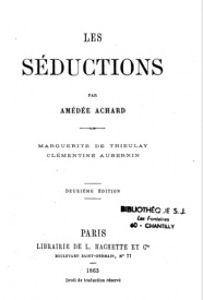 Serie-I- Achard, Amédée - Les Séductions