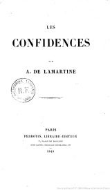 Serie-I- Lamartine - Les Confidences