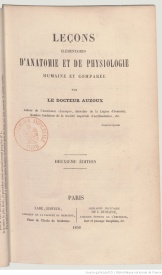 Serie-D- Auzoux, Dr - Anatomie et Physiologie