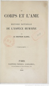 Serie-D- Clavel, Louis Auguste - Traité d'éducation physique et morale