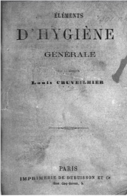 Serie-D- Cruveilhier, Louis - Eléments d'hygiène générale