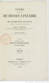 Série-J- Lamothe, M. - Dessin Linéaire