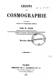 Serie-A- Faye, H. - Leçons de cosmographie