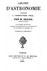 Serie-A- Arago, F. - Leçons d'astronomie