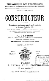 Serie-L- Pernot, Louis Théodore - Guide du constructeur