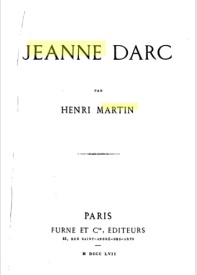 Serie-G- Martin, Henri - Jeanne d'Arc