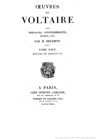 Serie-G- Voltaire - Histoire de Charles XII