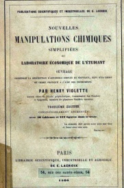 Serie-B- Violette, Henri - Manipulations Chimiques
