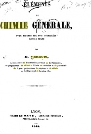 Serie-B- Verguin, E. - Eléments de Chimie Générale
