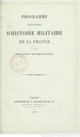 Serie-G- Giguet, Pierre - Histoire militaire de la France