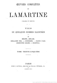 Serie-G- Lamartine, Alphonse de - Vie homme illustres Christophe Colomb