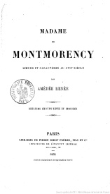 Serie-G- Renée, Amédée - Madame de Montmorency