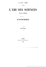 Serie-E- Hebdomadaire - l'Ami des sciences année 1858