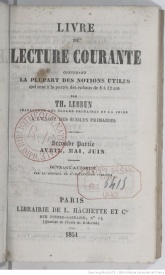Serie-E- Lebrun, Théodore - Livre de lecture courante