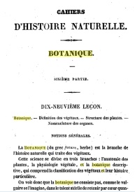 Serie-C- Milne Edwards et Comte - Botanique